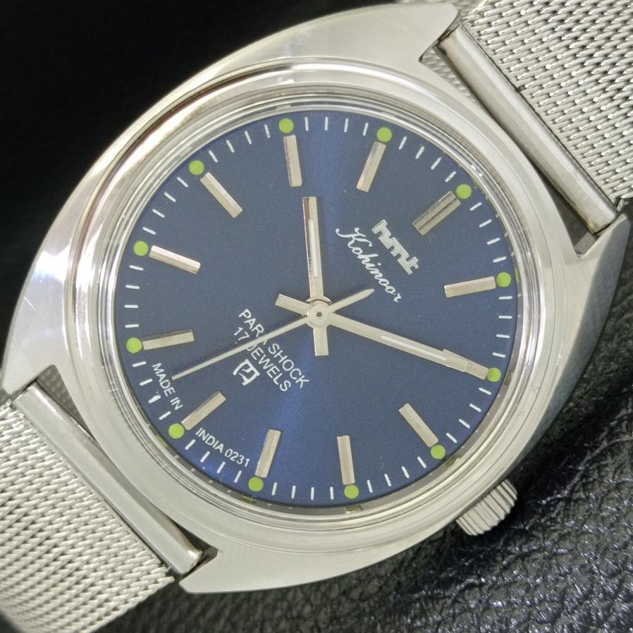 

HMT аутентичные индийские мужские наручные часы с ручным заводом и синим циферблатом a426461-2