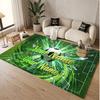 Soccer Theme Soft Crystal Velvet Rug Custom Name & Text Print Non Slip Floor Rug for Bedroom Living Room