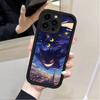Lovely P-Pokemon Starry Sky Case for IPhone 17 Air 16 16E 15 14 13 12 11 Pro Max X XS X S Max XR SE 2020 SE4 7 8 Soft Back Cover