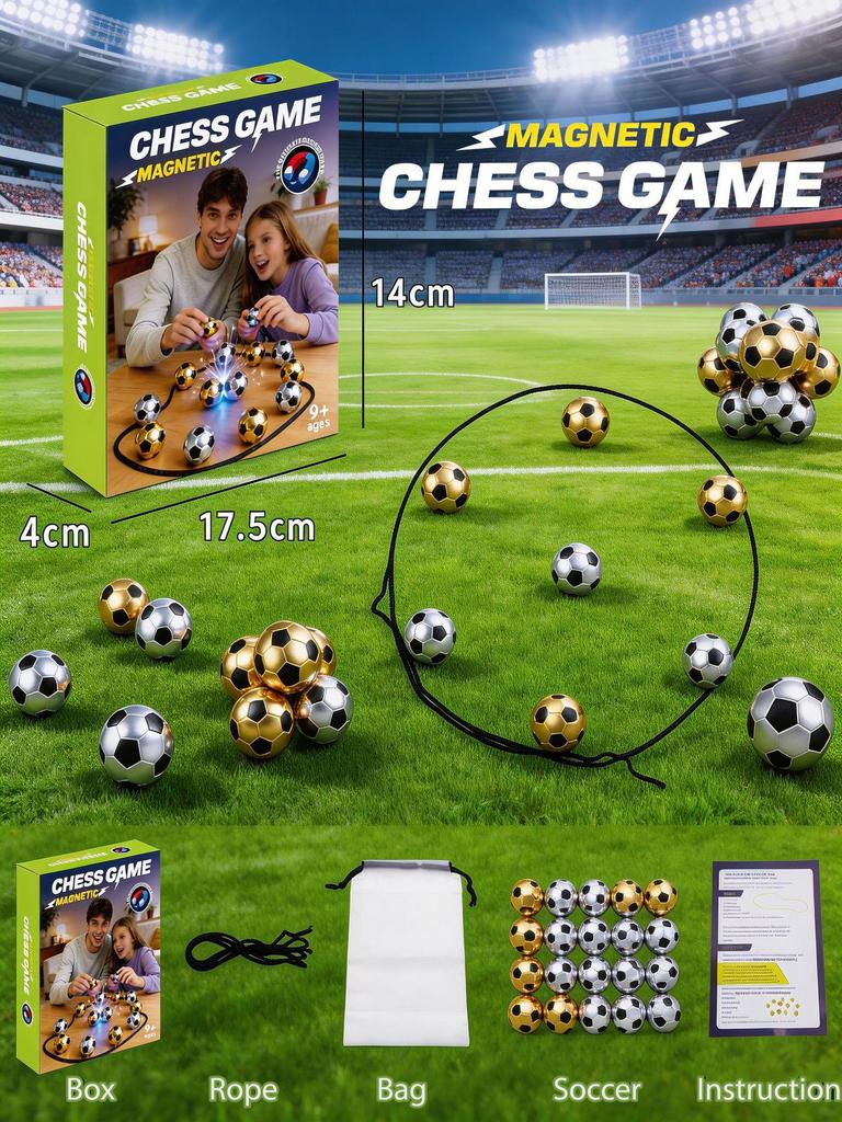 Magnetic Soccer Chess: World Cup Strategy Game for Kids and Parents