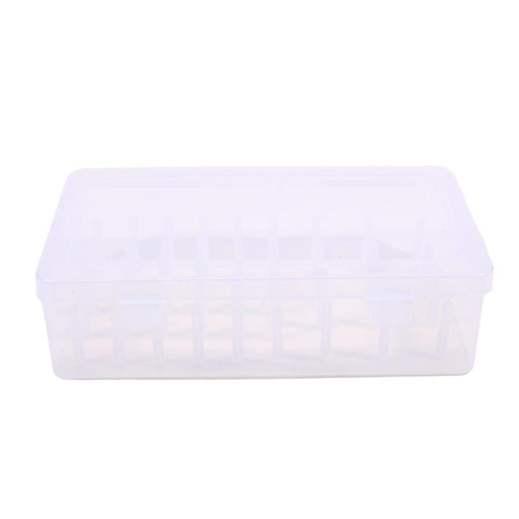 Sewing Thread Box 42 Pieces Spools Bobbin Carrying Case Container Holder Craft Spool Organizing Case Sewing Storage Convenient Lagre Capacity