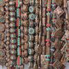 Handmade Nepalese Buddhist Tibetan Brass Metal & Clay Loose Craft Beads for Necklace Jewelry Making DIY