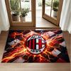 AC Milan Design Crystal Velvet Rug Soft Decorative Mat for Bedroom Entrance