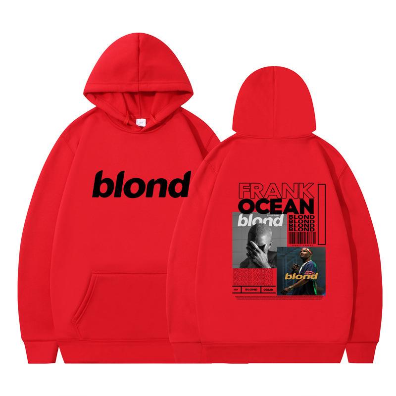 2024 Außenhandel Neu Blond Grenzüberschreitend Herbst/Winter Neu Fleece Lässig Kapuzenkragen Unisex Kapuzenpullover