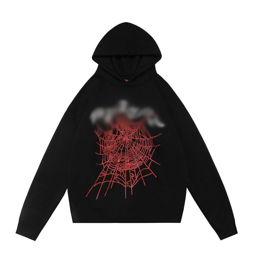 American SP5DER Spider Web Hoodie & Young Thub Trousers Sports Set for Men & Women
