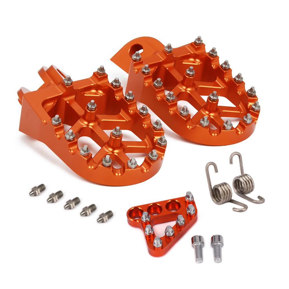 Motorrad Fußraste Fußrasten Pedale Rasten Für KTM SX SXF EXC EXCF XCF XCW XCFW 65 85 125 150 250 300 350 400 450 530 ADVENTURE