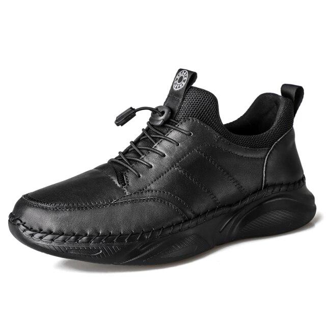 Men Shoes New Autumn Winter Shoes Keep Warm Sneakers Men Casual Shoes Soft Walking Shoes Genuine Leather Shoes Plus Size 48