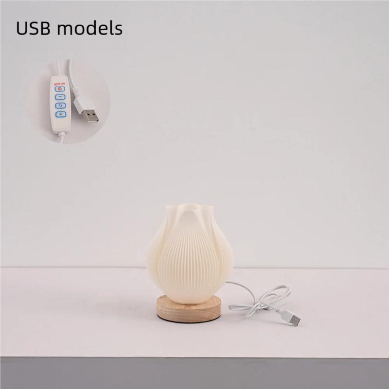 Lampă de masă mică reîncărcabilă modernă, simplă, de noptieră, decorare romantică, cameră de nuntă, lampă ambientală, lumini de noapte B&B