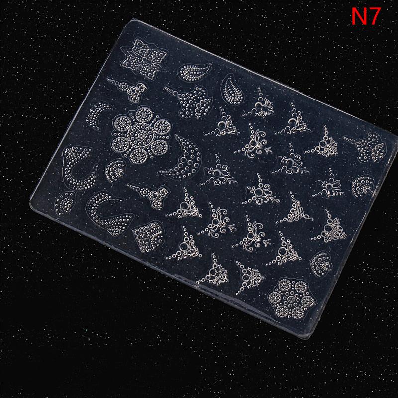 35 Estilos Silicone 3D Sorvete Morango Creme Biscoito Bruxa Molde Acrílico Decoração de Arte de Unha Gato DIY Silicone Arte de Unha Molde de Unha