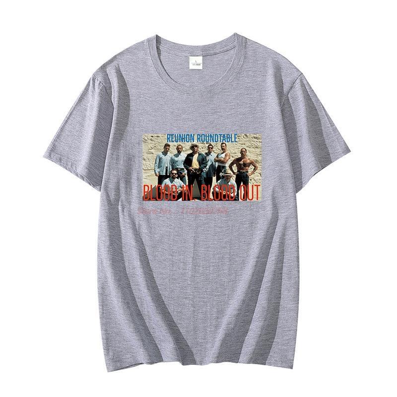 La Onda Blood In Blood Out Vatos Locos Harajuku Graphic T Shirts Cotton Oversize Tshirts Oneck Tshirt Summer Unisexs Clothing