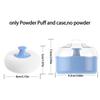 Baby Body Powder Puff and Container Empty Loose Powder Box Infant Body Powder Puff Large Fluffy Powder Puff with Case
