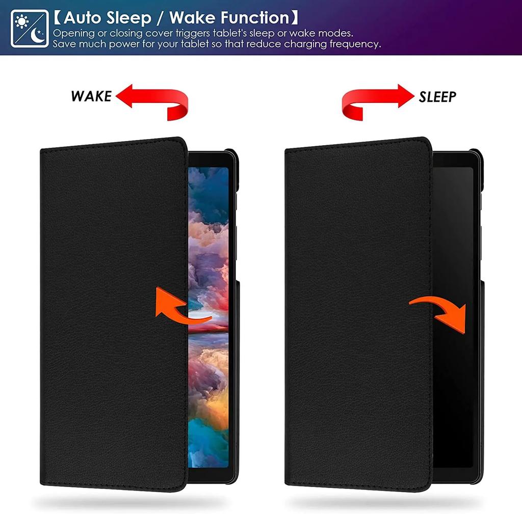 360 Rotating Case for Samsung Galaxy Tab A8 10.5 Tablet Galaxy Tab S10 S9 FE 10.9 S7 S8 A7 S6 Lite 10.4 A9 Plus 11 8.7 12.4Cover
