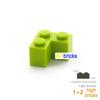 30pcs Bulk Blocks Building Bricks Thick 1+2 Educational Assemblage Construction Toys for Children Size Compatible With 2357
