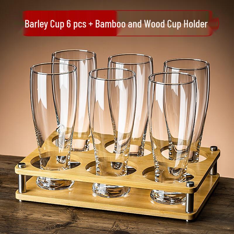 

Craft Beer Glass Set with Holder