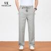 Pantalones Casuales de Pierna Recta para Hombre VEE KELLEN de Mezcla de Lyocell