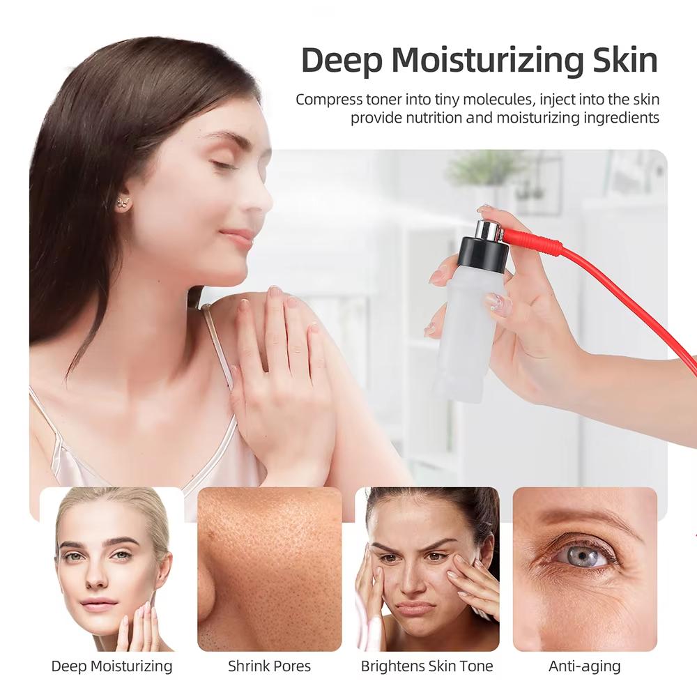Macchina per microdermoabrasione al diamante Macchina per dermoabrasione Macchina per esfoliazione a spruzzo d'acqua Macchina per la bellezza Macchina per peeling del viso antirughe