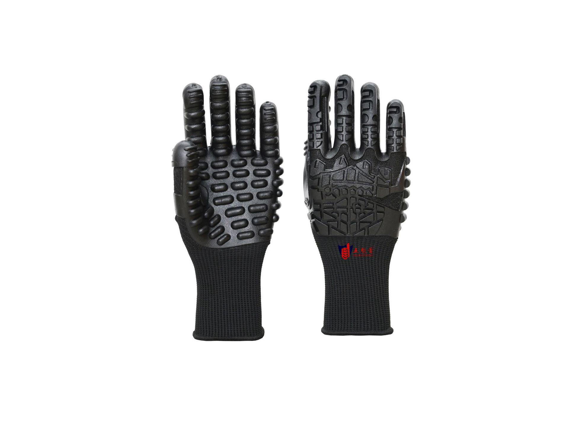 

Wu Kuishou Shockproof, Shock-Absorbing, Anti-Collision Impact Safety Gloves for Mining, Drilling, Logging, and Labor Protection