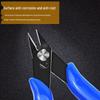 Blue 170 Electronic Nippers - Industrial Sprue Plastic Diagonal Pliers for Model Trimming & Cutting.