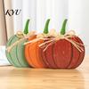 Fall Tiered Tray Decorations 3Pcs Autumn Pumpkin Ornaments, Rustic Wooden with Hemp Rope Bow Pastoral Style Room Decor Table for Farmhouse Seasonal