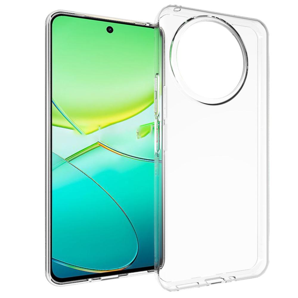 

Для vivo Y39 5G Прозорий чохол для телефону Стійка до відбитків пальців Задня кришка з ТПУ Type A