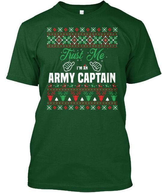 Army Captain Trust Me Im An T-Shirt Made in the USA Size S to 5XL 4XL