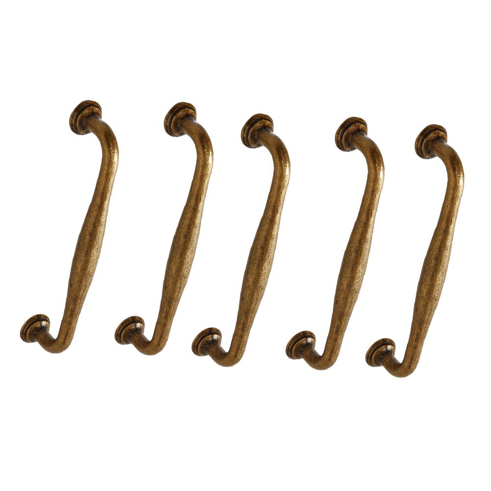 5pcs Bronze Cabinet Handles Kitchen Cabinet Door Knob Furniture Drawer Pull Hardware Pulls Bar Handle Drawer Handles Pulls