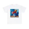 Unisex Adult T Shirt Retro Sad Hamburger On the Toilet Upset Stomach Funny Weird