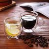 1 pc Heat-resistant Double Wall Glass Cup Beer Espresso Coffee Cup Set Handmade Beer Mug Tea glass Whiskey Glass Cups Drinkware