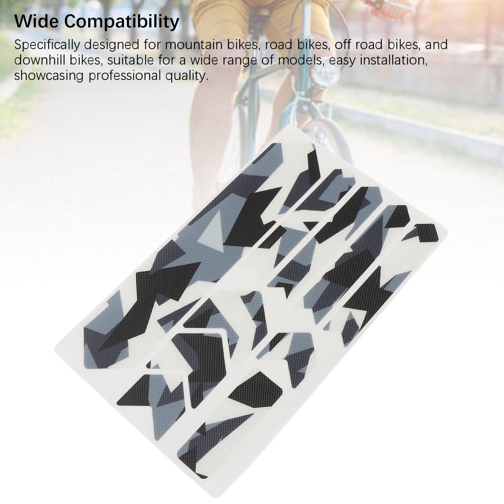 3D Bicycle Frame Protective Decals PVC Mountain Road Bike Adhesive Stickers Cycling Accessories