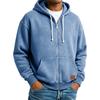 Mens Color Hoodies Distressed Look Full Zip Up Hoodies Spring Fall Casual Hooded Outerwear Jacket