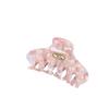 Iridescent Butterfly Plaid Hair Claw: Luxurious Faux Acetate Accessory