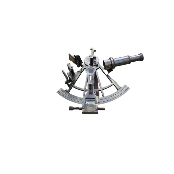 Námořní námořní navigační astrolábový nástroj mosazný sextant 8" starožitný dárek
