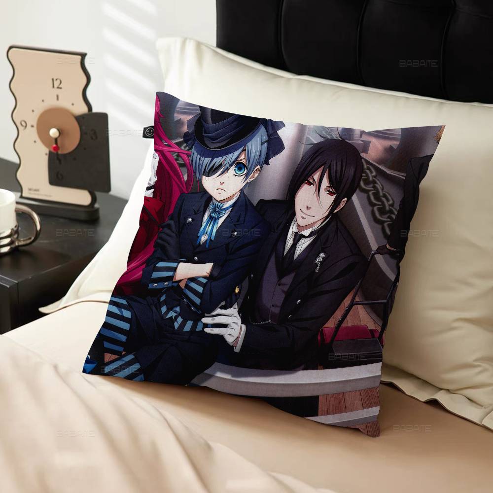 Manga Series Black Butlers Personalized Pillow Dust Cover Bedroom Kids Party Decoration Pillowcase Birthday Children Gift