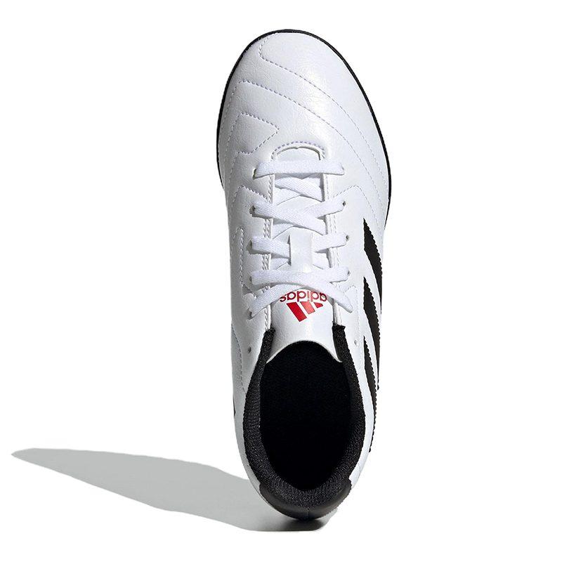 adidas Goletto 7 Rezistente la Alunecare Anti Lovire Partea Inferioară Pantofi de Fotbal pentru Copii Alb Strălucitor Copii FV8707
