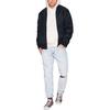 Converse Jackets Men's Black Baseball Collar Moderate Other 10024620-A01