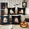 Cute Ghost Pillowcases For Halloweensuitable For Sofa Car Bedroom Decorative Cushion Cover Pillow Cover