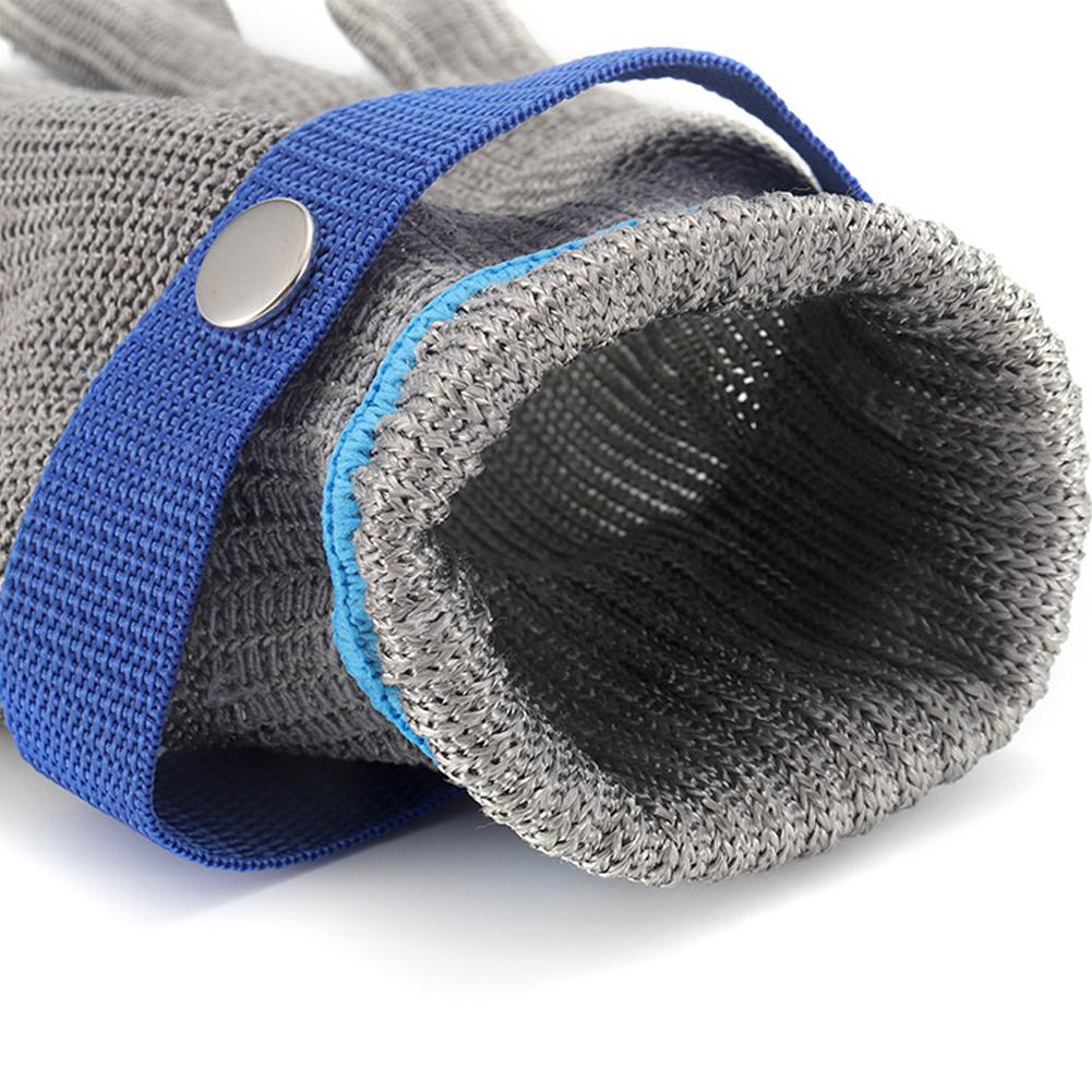 Mănuși de protecție rezistente la uzură din oțel inoxidabil, mănuși de grădinărit metalice, 1 buc, mănuși de măcelar, mănuși de siguranță rezistente la tăieturi