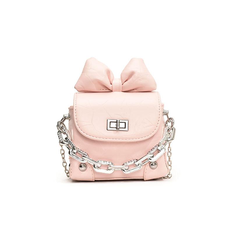 Bag New Versatile Chain Crossbody Bag Bow Shoulder Small Square Bag