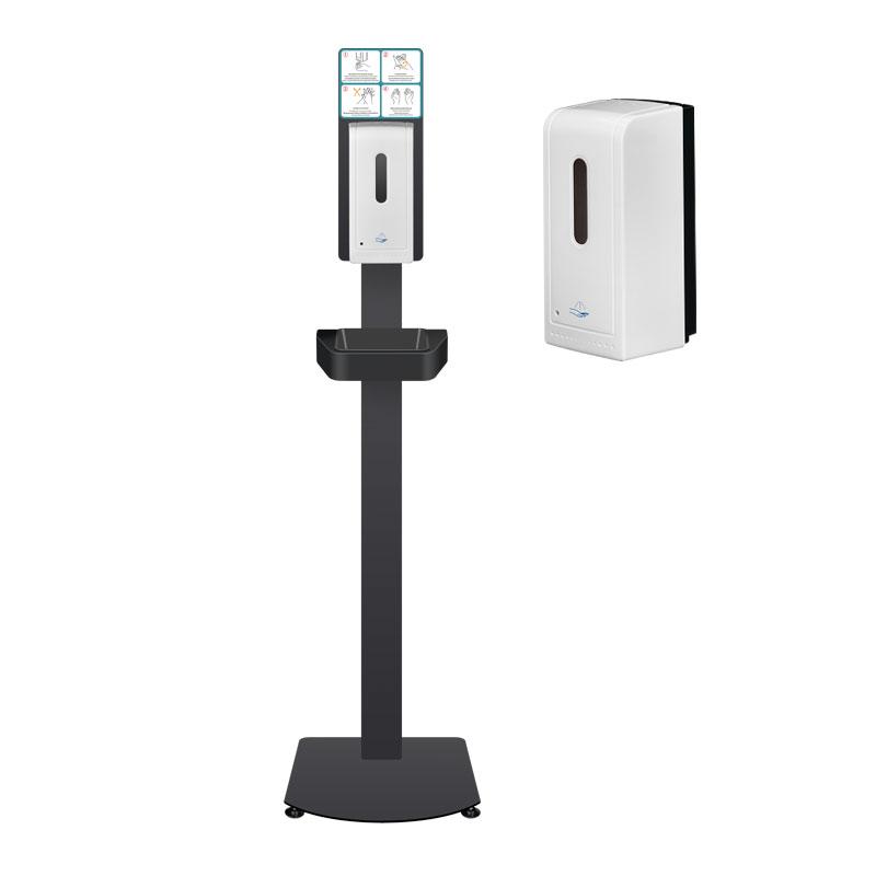 Foot-operated Gel Column Soap Sanitizer Pedal Foot Pump Dispenser чёрный