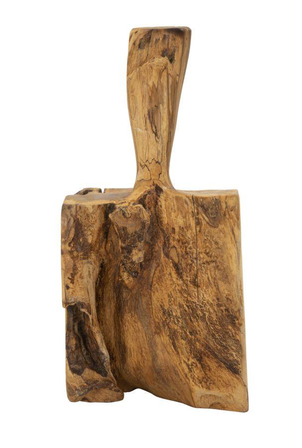 Tope de puerta de teca, 17 x 13 x 37 cm
