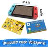 Gaming Cat Scratcher, Double Sided Cat Scratching Pad with Stickers, Game Theme Cute Kitten Interactive Toy, Kitten Toy & Cat Scratching Pad