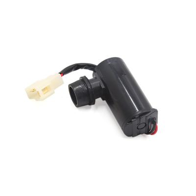 ACROPIX Car Truck Windshield Washer Motor Pump with Cable 2 Terminal Universal White Black 1pcs