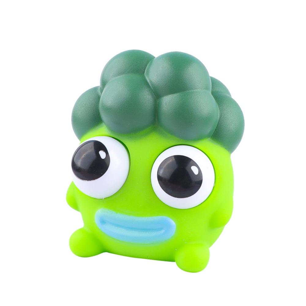 Soft Pop Eye Squeeze Sensory Toys Stretch Squeezing Cartoon Little Bear Fidget Toys Slow Rebound Kawaii Tiger Squeeze Toy Gift
