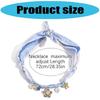 Multi Pendant Necklace Scarf Elegant Styling Option Soft Practical Polyester Ideal For Casual Or Prom Outfits