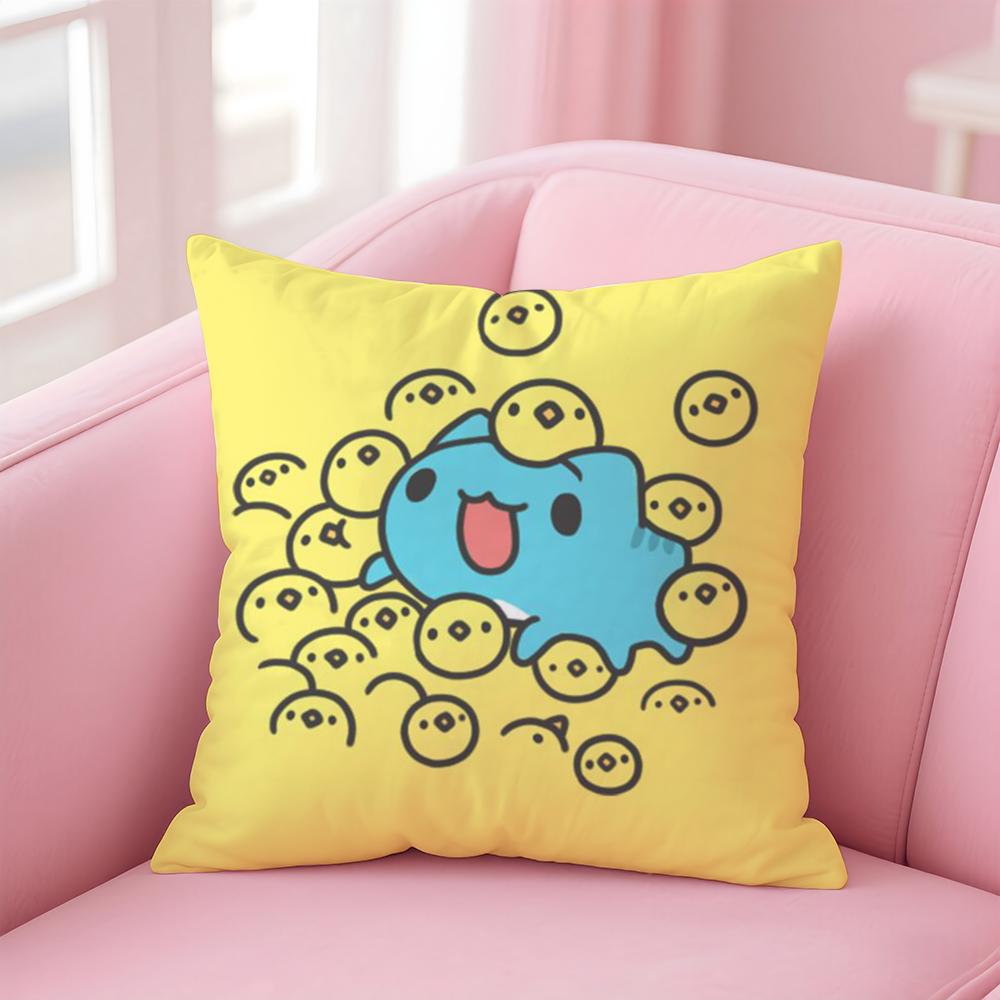 

B-Bugcat C-Capoo Cushion Cover Comfortable Reversible Pillow Cover Ideal for Car Sofa Bedroom & Beyond 30cmx30cm