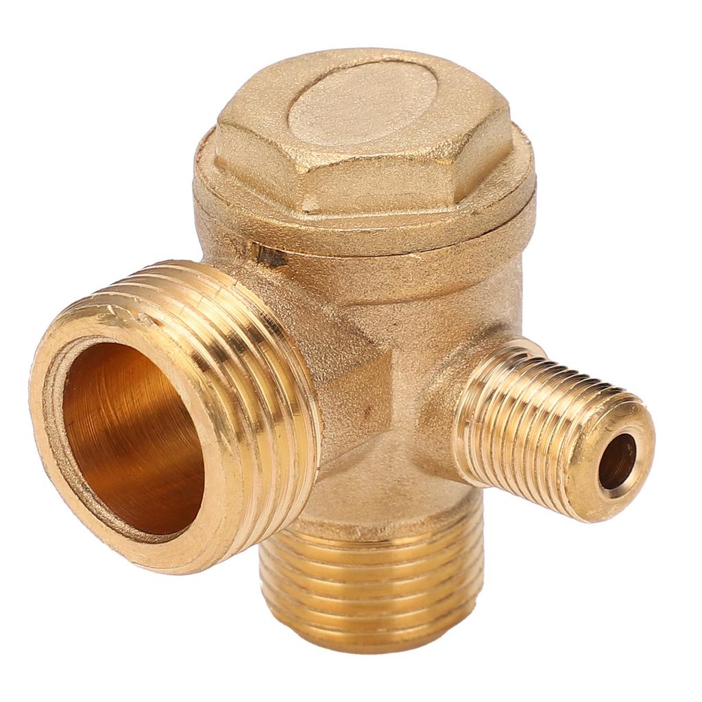 Check Valve Brass Material 1?Way Threaded Connection Air Pump Accessories 12x38x10