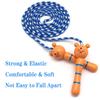 3PCS Of Children's Skipping Rope Wooden Handle Exercise Fitness Cute CartoonAnimal Skipping Rope Exercise Fitness Equipment