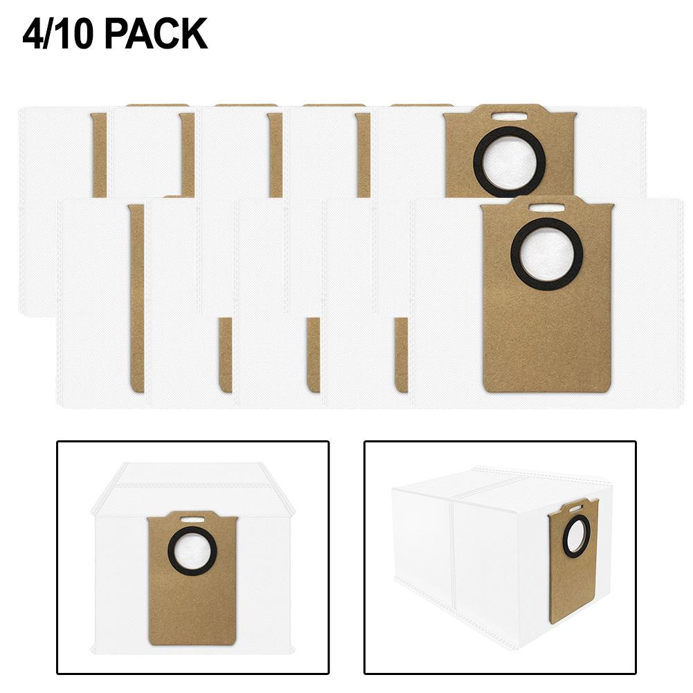 Replacement Dust Bags for Foruninell UR3 Robot Vacuum Cleaner 4 or 10 Pieces with High Efficiency Filter and Easy Installation