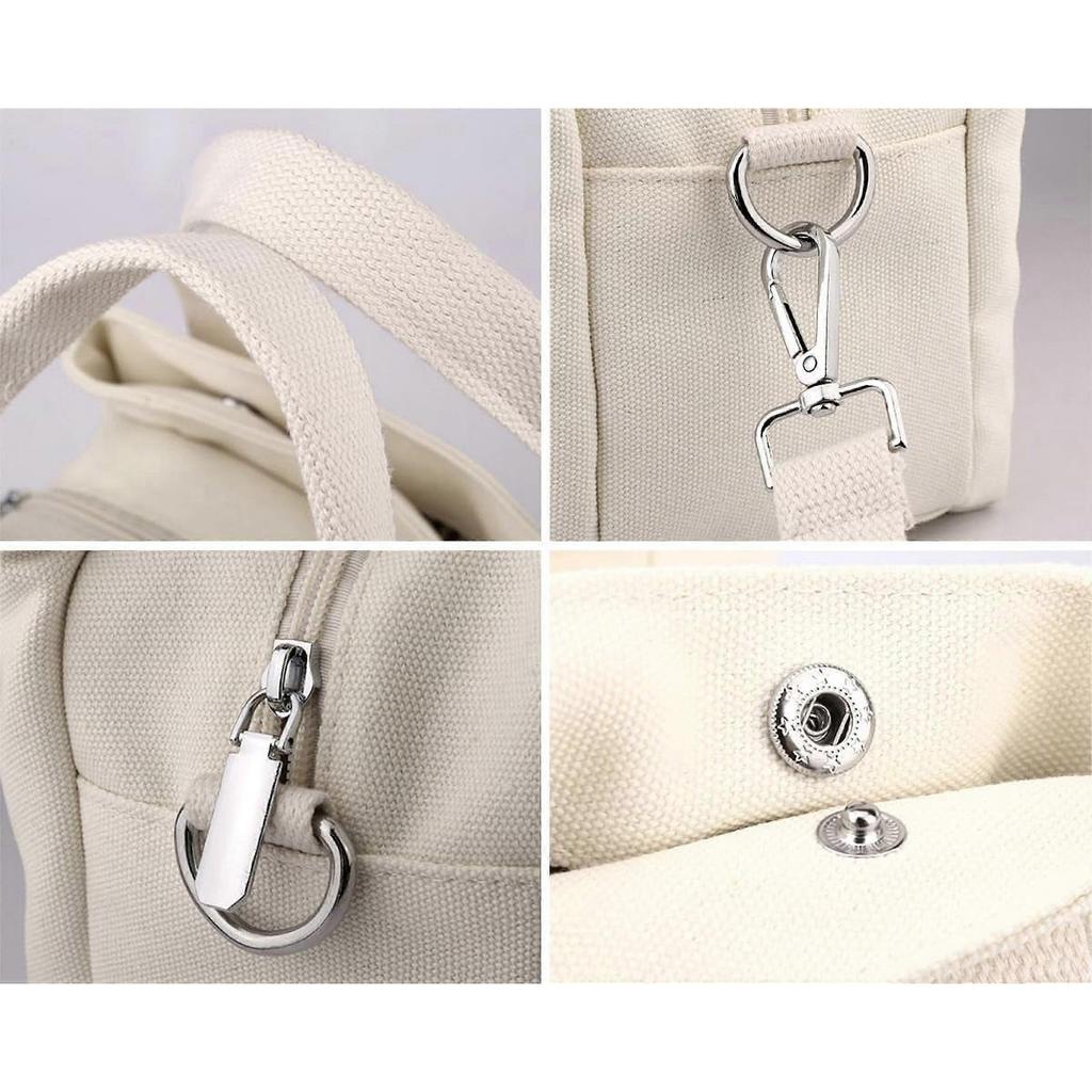 Handgehaltene Canvas-Tasche Multifunktionale Umhängetasche Aufbewahrungstasche für Zuhause
