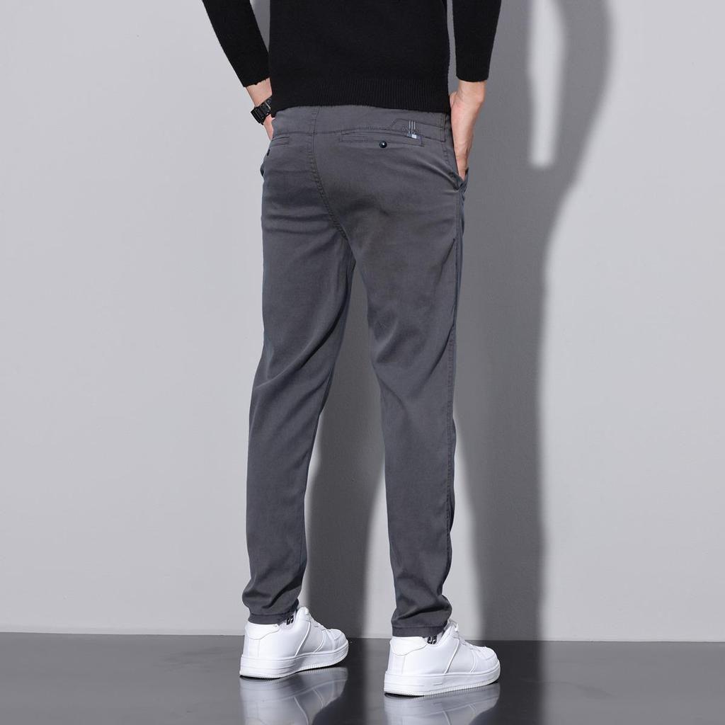 Chaolunbu Men's Slim Straight Business Casual Pants - Spring & Autumn Korean Style Trend